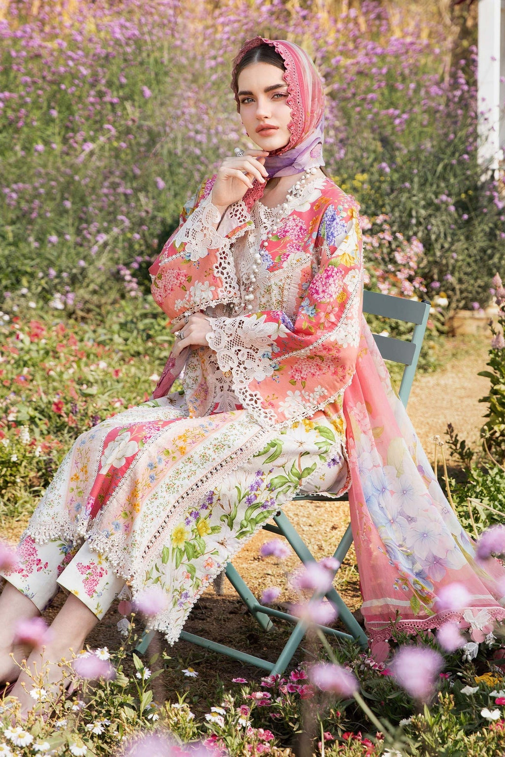 03-Piece Lawn Suit - Ready To Wear