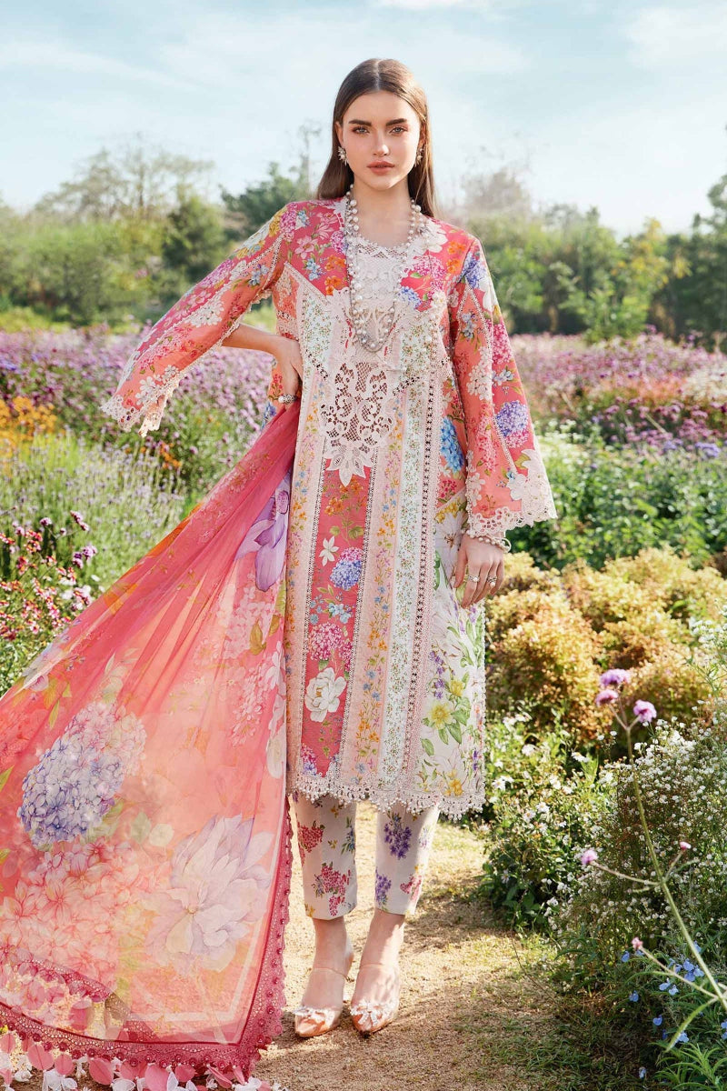 03-Piece Lawn Suit - Ready To Wear