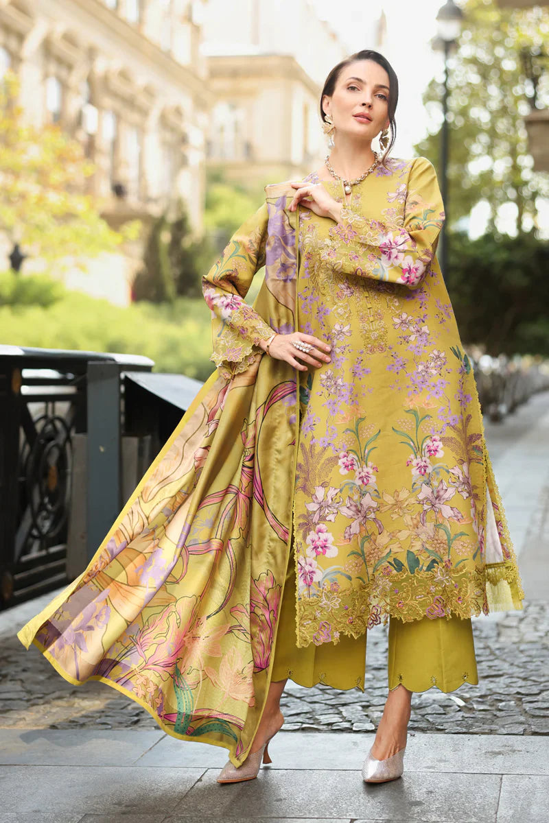 Citrine Flora - Embroidered Lawn Suit | Ready To Wear