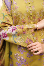 Citrine Flora - Embroidered Lawn Suit | Ready To Wear
