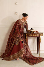03-Piece Lawn Suit With Fully Embroidery - Ready To Wear