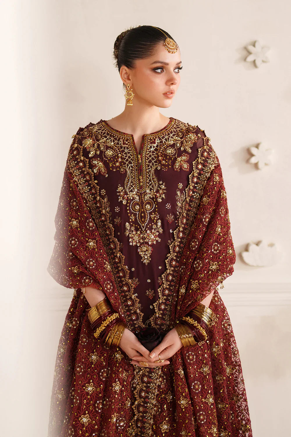 03-Piece Lawn Suit With Fully Embroidery - Ready To Wear