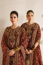 03-Piece Lawn Suit With Fully Embroidery - Ready To Wear