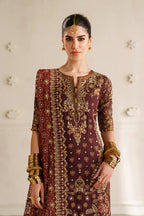 03-Piece Lawn Suit With Fully Embroidery - Ready To Wear