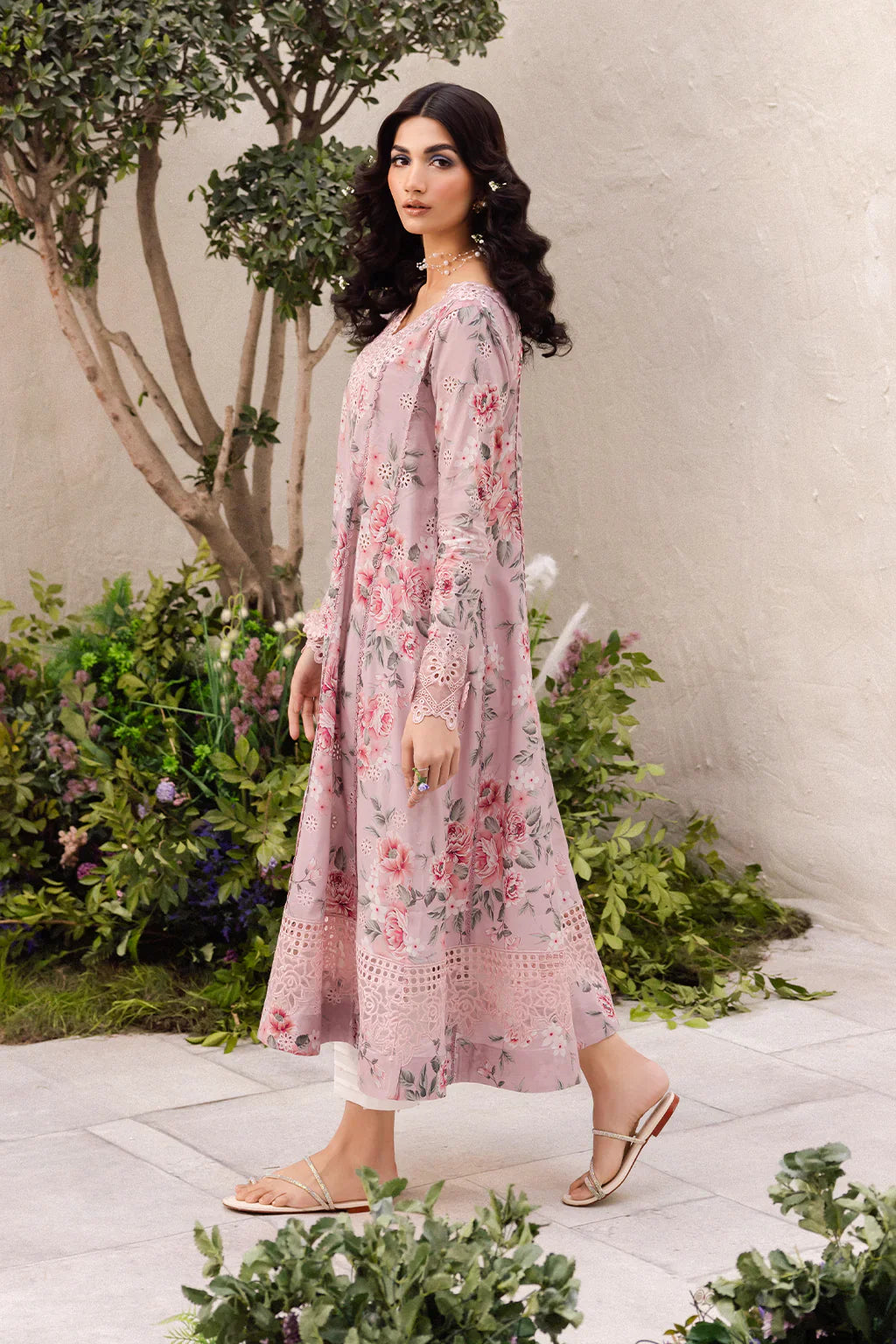 Blush Floral - 3 Piece Embroidered Lawn Suit | Ready To Wear