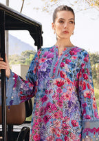 03-Piece Printed Lawn Suit - Ready To Wear