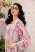 Blush Floral - 3 Piece Embroidered Lawn Suit | Ready To Wear