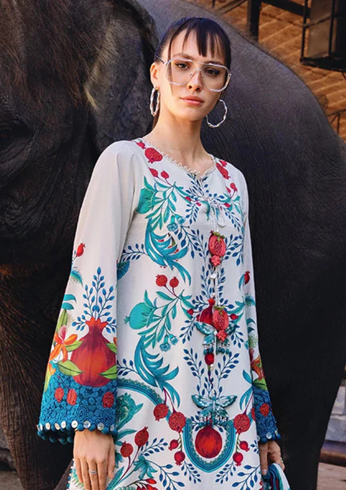 03-Piece Printed Lawn Suit - Ready To Wear