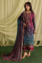 03-Piece Printed Lawn Suit With Embroidery - Ready To Wear