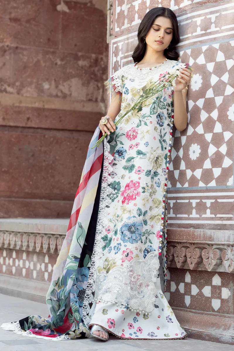 03-Piece Printed Lawn Suit - Ready To Wear