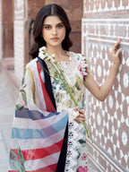 03-Piece Printed Lawn Suit - Ready To Wear