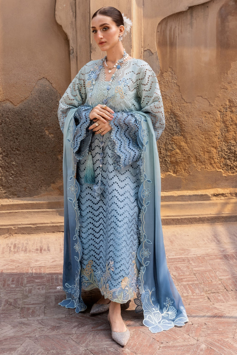 Crimson Tie & Dye | Embroidered Swiss Lawn Formal - Ready To Wear