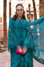 3 Piece Stitched Chikankari Embroidery Suit - Ready To Wear