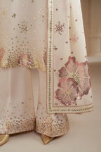 Ivory Rosewater - Embroidered Chiffon Suit | Ready To Wear