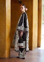 03-Piece Lawn Suit With Embroidery - Ready To Wear