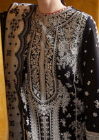 03-Piece Lawn Suit With Embroidery - Ready To Wear