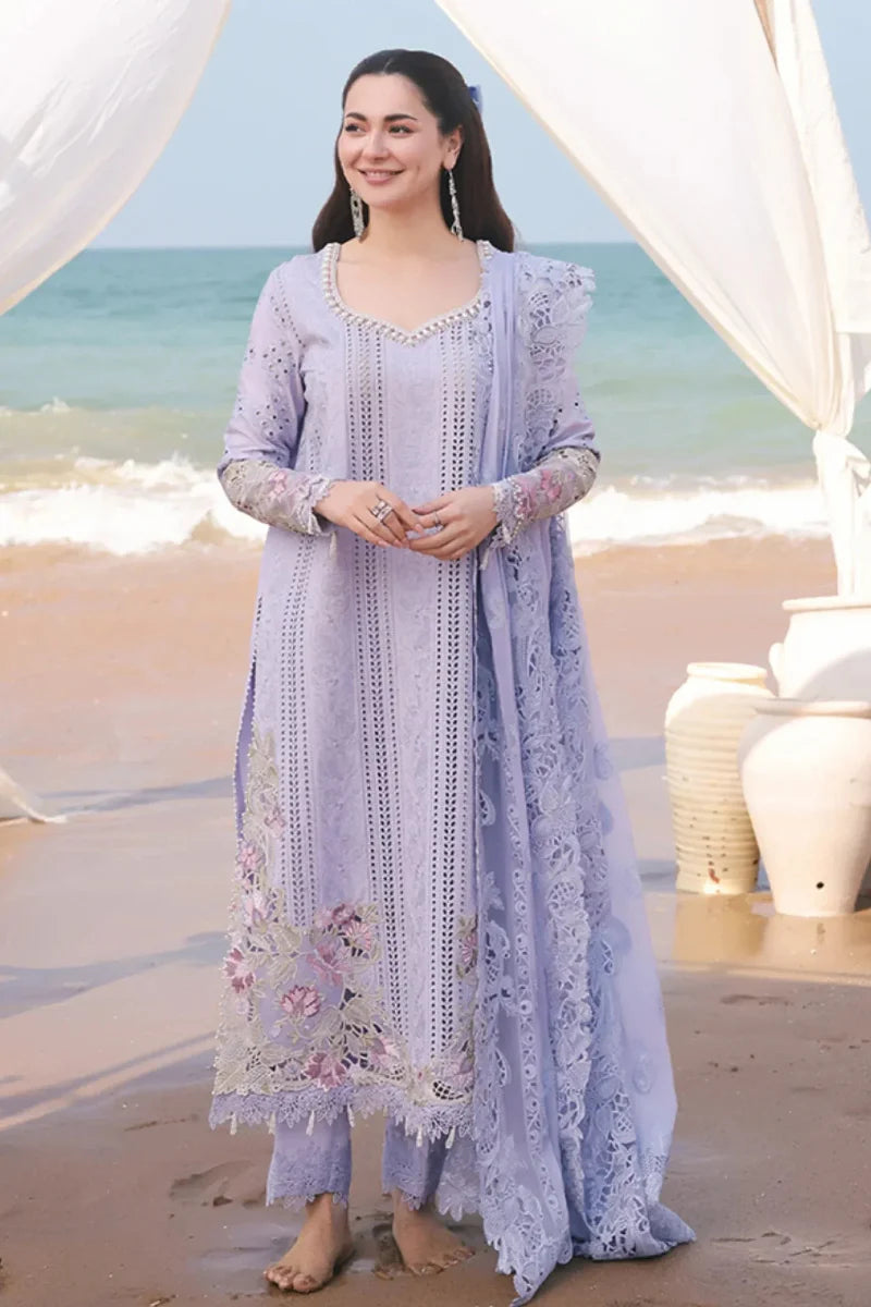 Lilac Breeze - 3 Piece Embroidered Suit | Ready To Wear