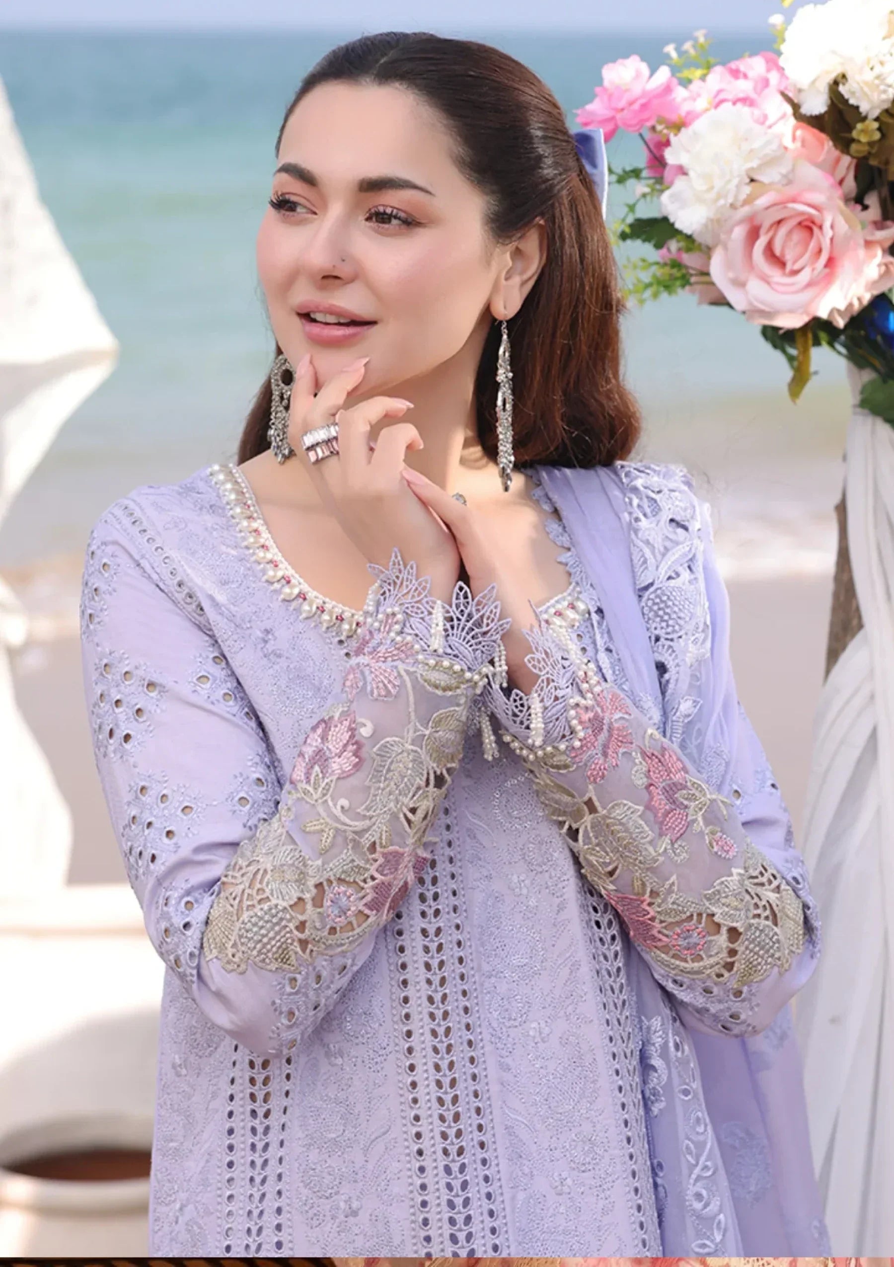 Lilac Breeze - 3 Piece Embroidered Suit | Ready To Wear