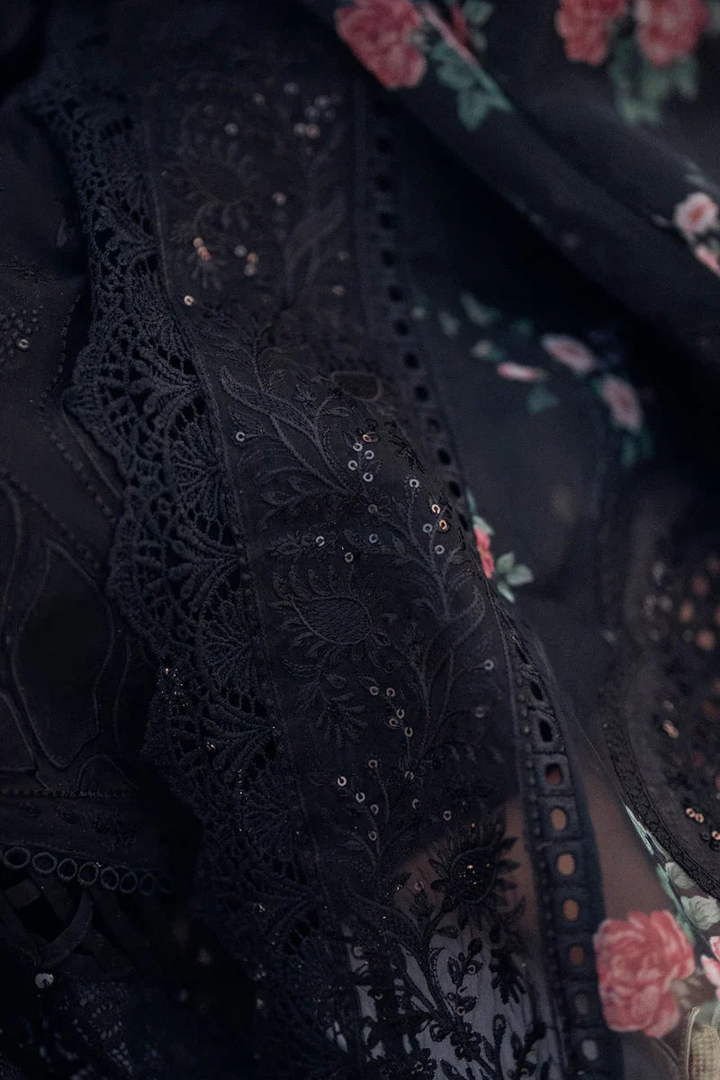 03-Piece Lawn Suit With Heavy Embroidery - Ready To Wear