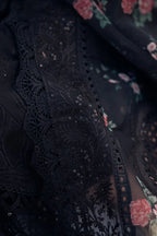 03-Piece Lawn Suit With Heavy Embroidery - Ready To Wear