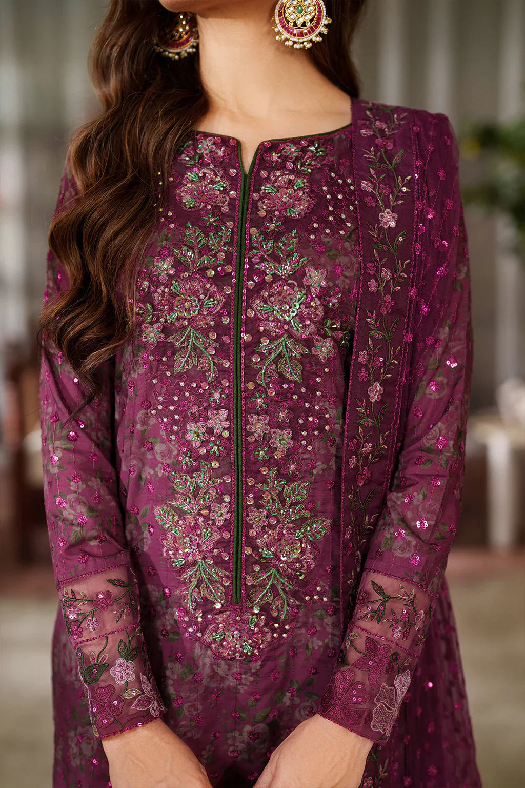 03-Piece Printed Lawn suit - Ready To Wear
