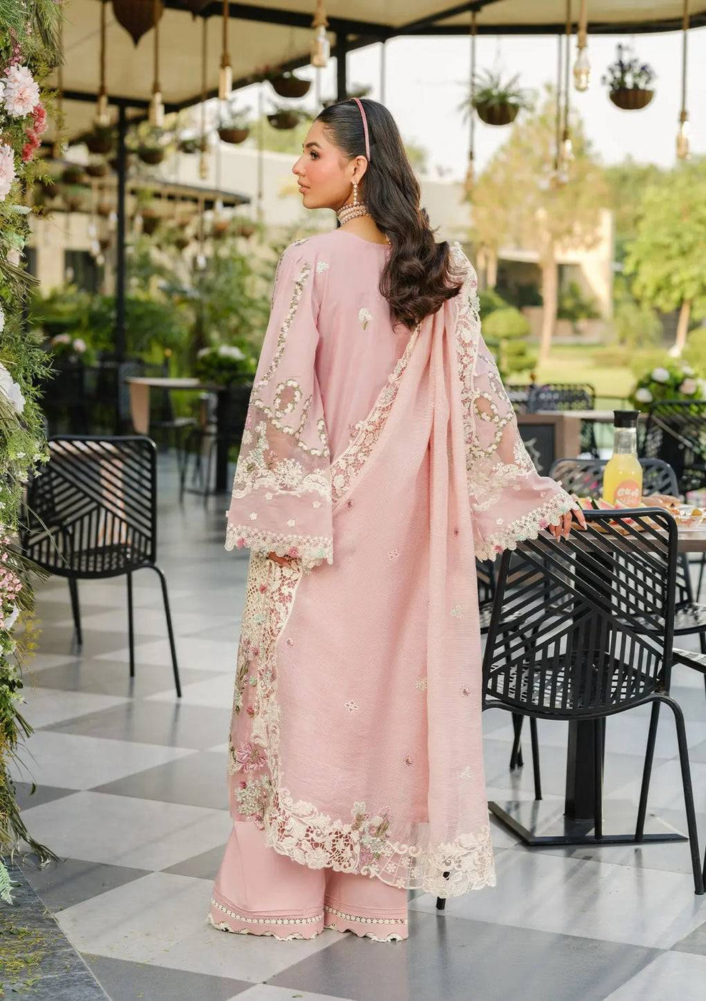 Pink Thread Embroidered Lawn | Ready-to-Wear Formal
