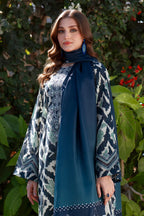 03-Piece Lawn Suit With Embroidery - Ready To Wear