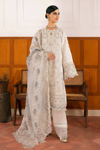 03-Piece Lawn Suit With Heavy Embroidery - Ready To Wear