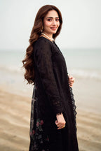 03-Piece Lawn Suit With Heavy Embroidery - Ready To Wear