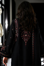 3 Piece Embroidered Cambric Suit | Ready To Wear