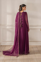 03-Piece Chiffon Suit With Sequence Embroidery - Ready To Wear