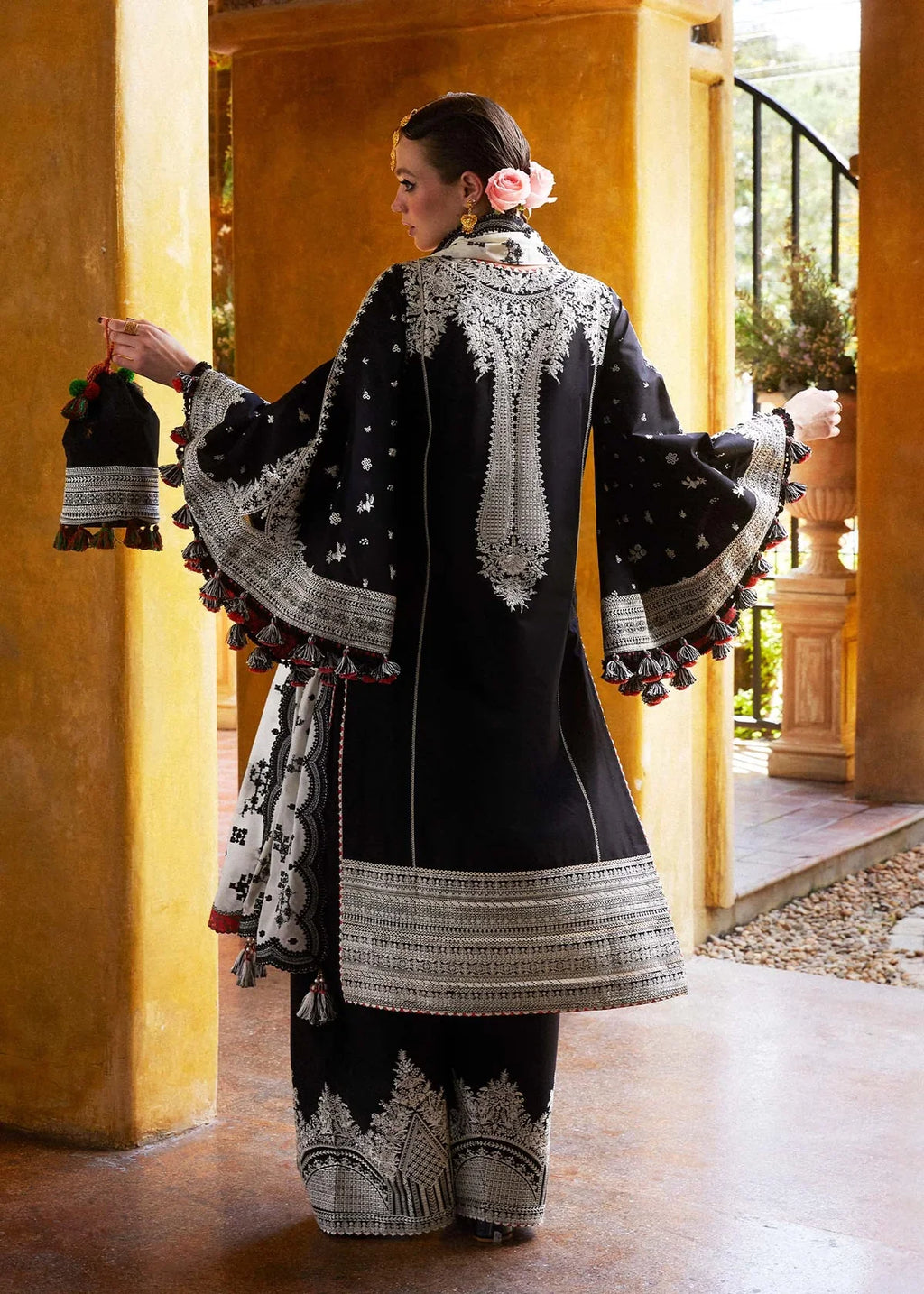 03-Piece Lawn Suit With Embroidery - Ready To Wear