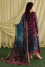 03-Piece Printed Lawn Suit With Embroidery - Ready To Wear