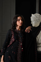 3 Piece Embroidered Cambric Suit | Ready To Wear
