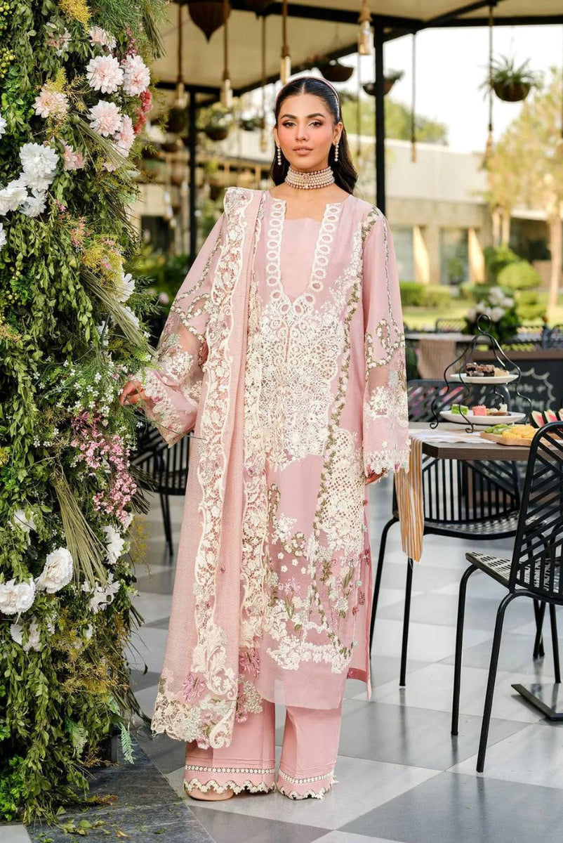 Pink Thread Embroidered Lawn | Ready-to-Wear Formal
