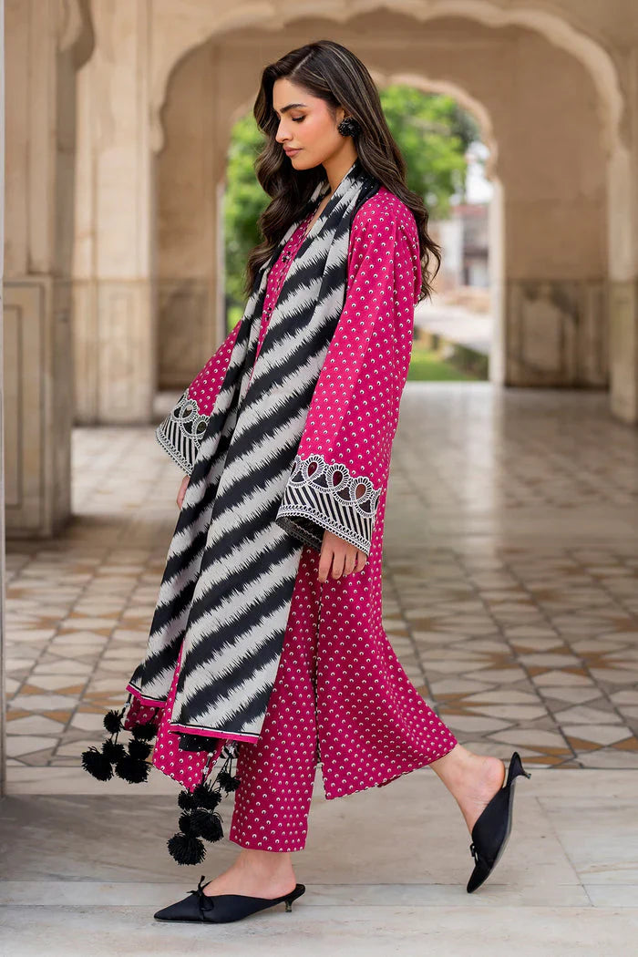 03-Piece Lawn Suit - Ready To Wear