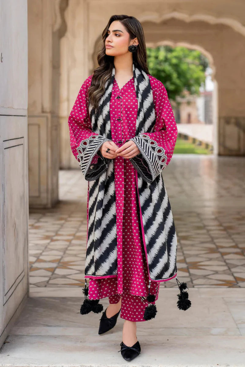 03-Piece Lawn Suit - Ready To Wear