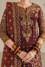 03-Piece Lawn Suit With Fully Embroidery - Ready To Wear