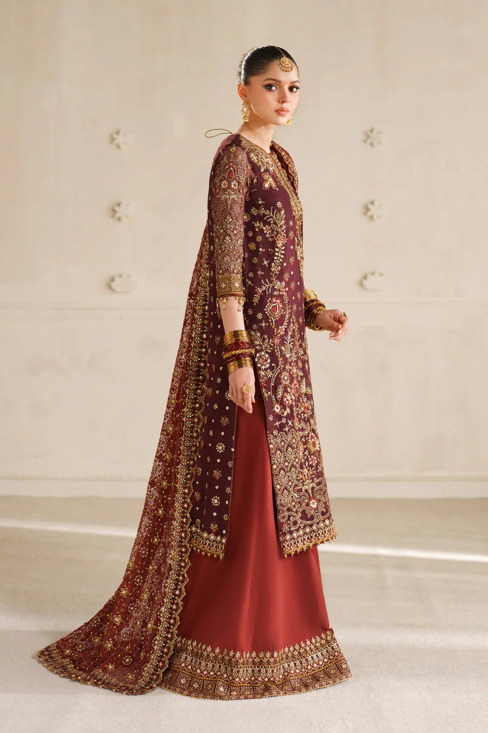 03-Piece Lawn Suit With Fully Embroidery - Ready To Wear