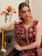 03-Piece Lawn Suit With Embroidery - Ready To Wear