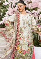Ivory Blossom - Embroidered Lawn Suit | Ready To Wear
