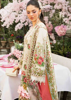 Ivory Blossom - Embroidered Lawn Suit | Ready To Wear