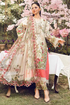 Ivory Blossom - Embroidered Lawn Suit | Ready To Wear
