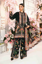 Noir Botanical - 3 Piece Embroidered Lawn Suit | Ready To Wear