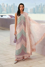 03-Piece Lawn Suit With Embroidery - Ready To Wear