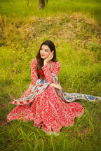 Ruby White - 03 Piece Printed Lawn Suit | Ready To Wear