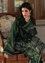 Forest Green - 3 Piece Embroidered Lawn Suit | Ready To Wear