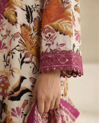 03-Piece Printed Lawn Suit - Ready To Wear