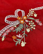 3 Piece Embroidery Chikankari Stitched Suit - Ready To Wear
