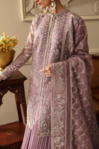 Frosted Lavender - Embroidered Organza Suit | Ready To Wear